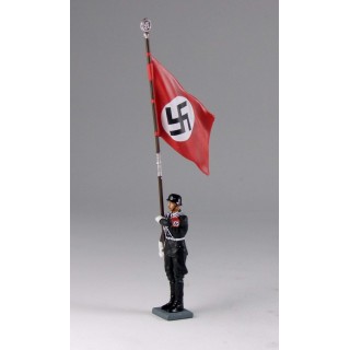 German Berlin 1938 Allgemeine SS  standing bearer SA005