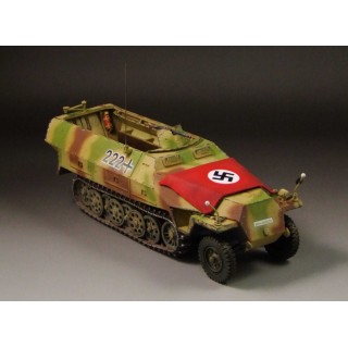 1/30 prebuilt WWII German SdKfz 251/D Halftrack camouflage G014