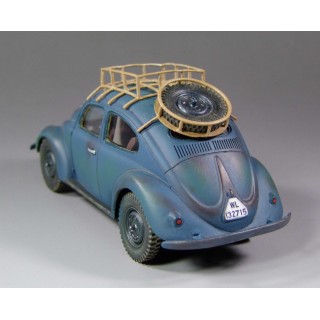Volkswagen Beetle blue wood burning version