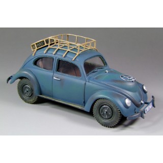 Volkswagen Beetle blue wood burning version