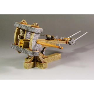 Roman Catapult with standing soldier