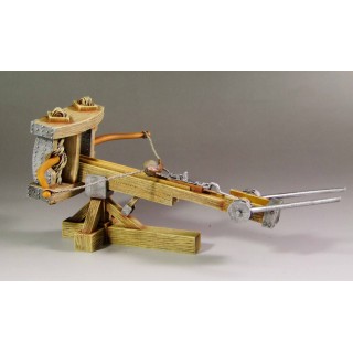 Roman Catapult with standing soldier