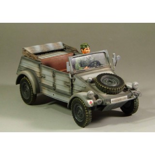 1/30 WW2 German 82 type kubelwagen winter version EC012